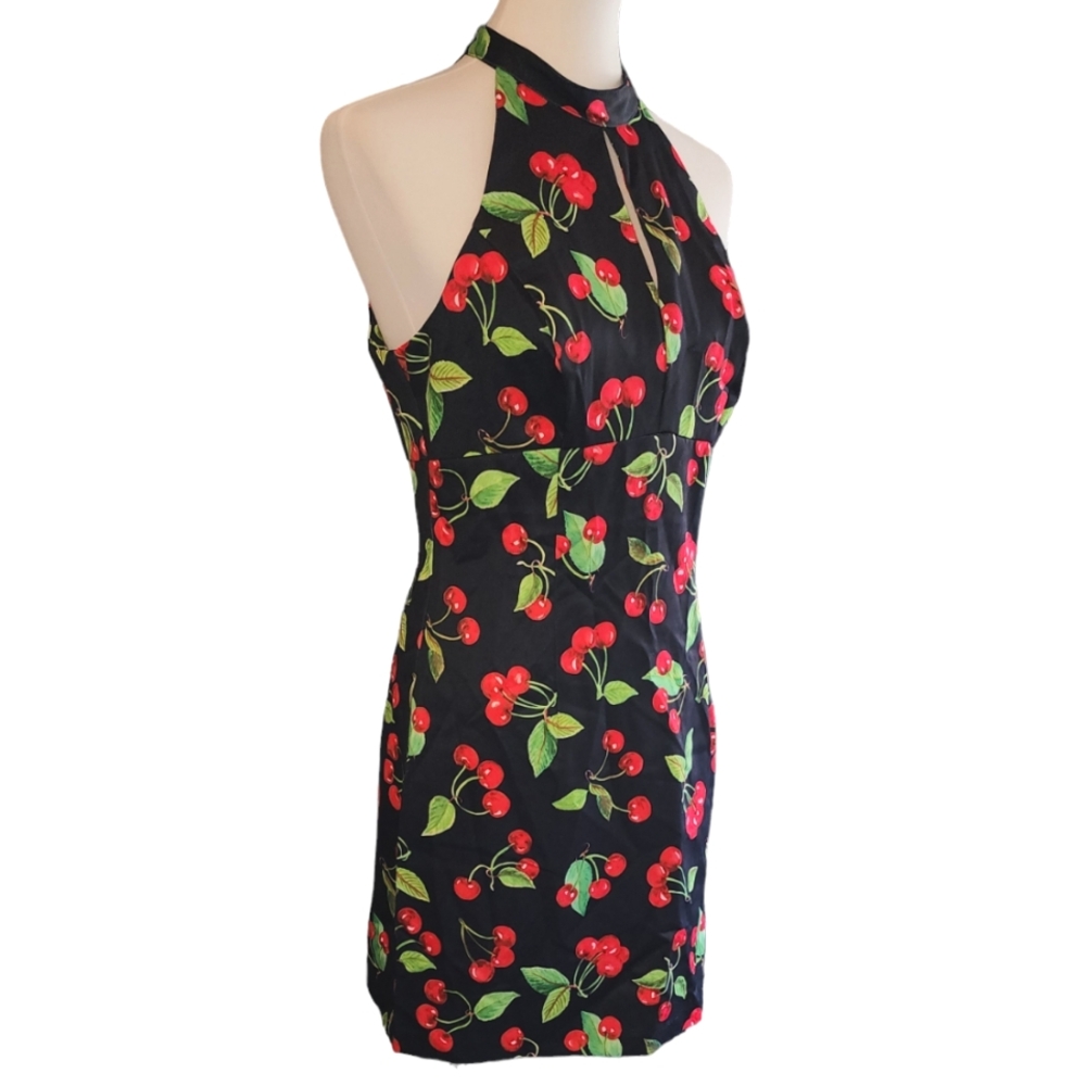Cherry Printed Mini dress Vintage XOXO